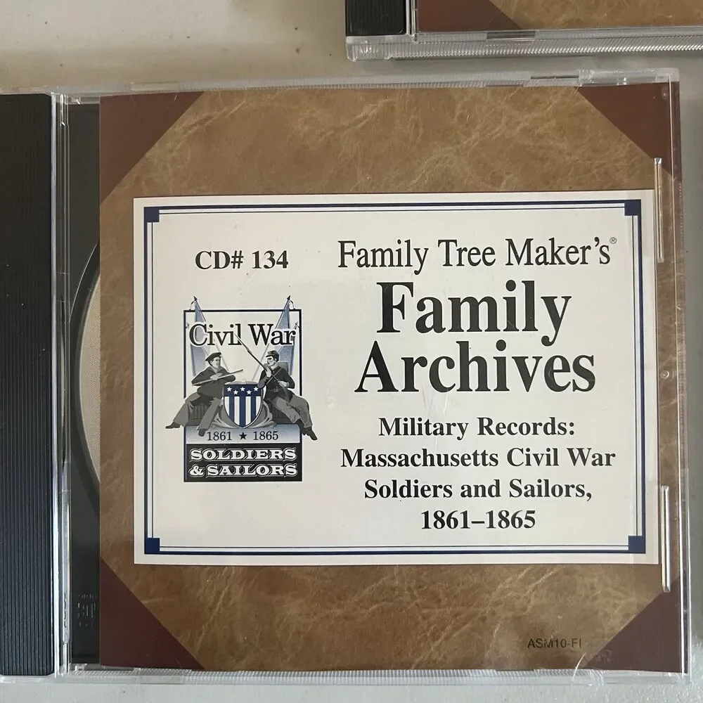 Lot Of 5 Family Tree Maker's Family Archives CDs Military Marriage Genealogy